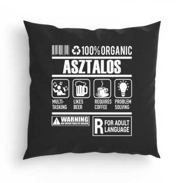 100% Organic Asztalos Párna