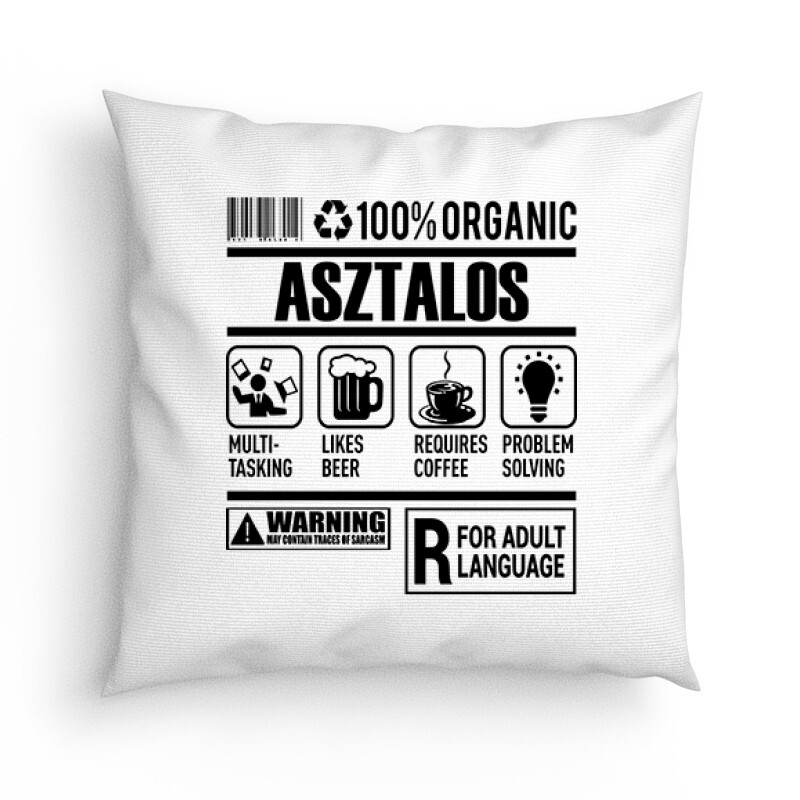 100% Organic Asztalos Párna