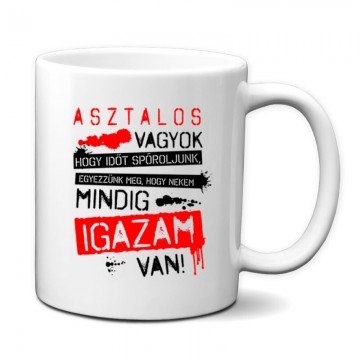 Asztalos vagyok igazam van Bögre