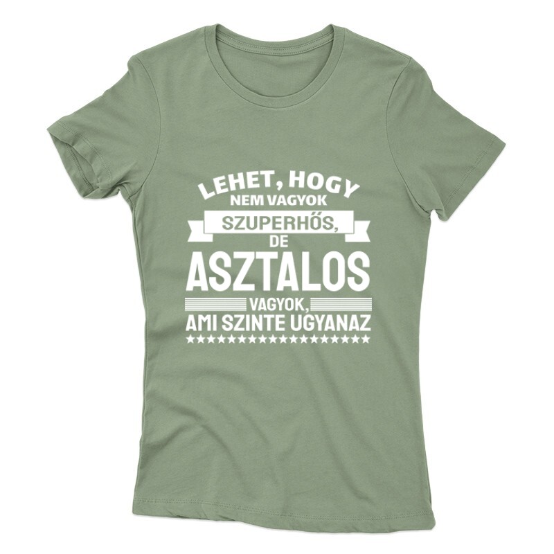 Szuperhős Asztalos Női póló