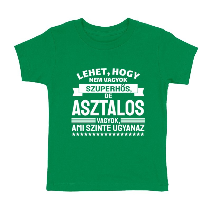 Szuperhős Asztalos Gyermek póló