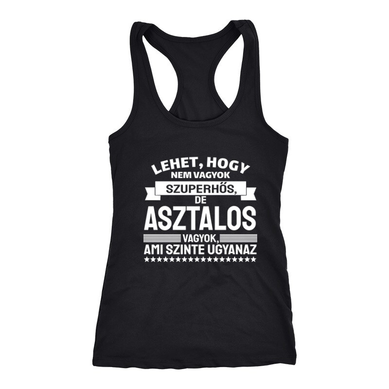 Szuperhős Asztalos Női Trikó