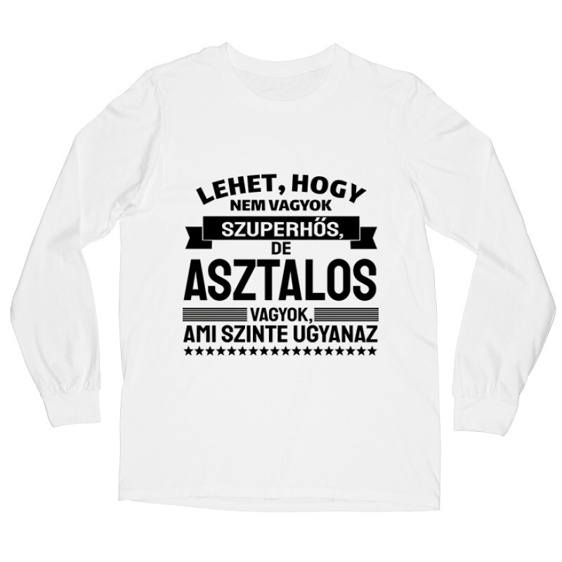 Szuperhős Asztalos Hosszú ujjú póló