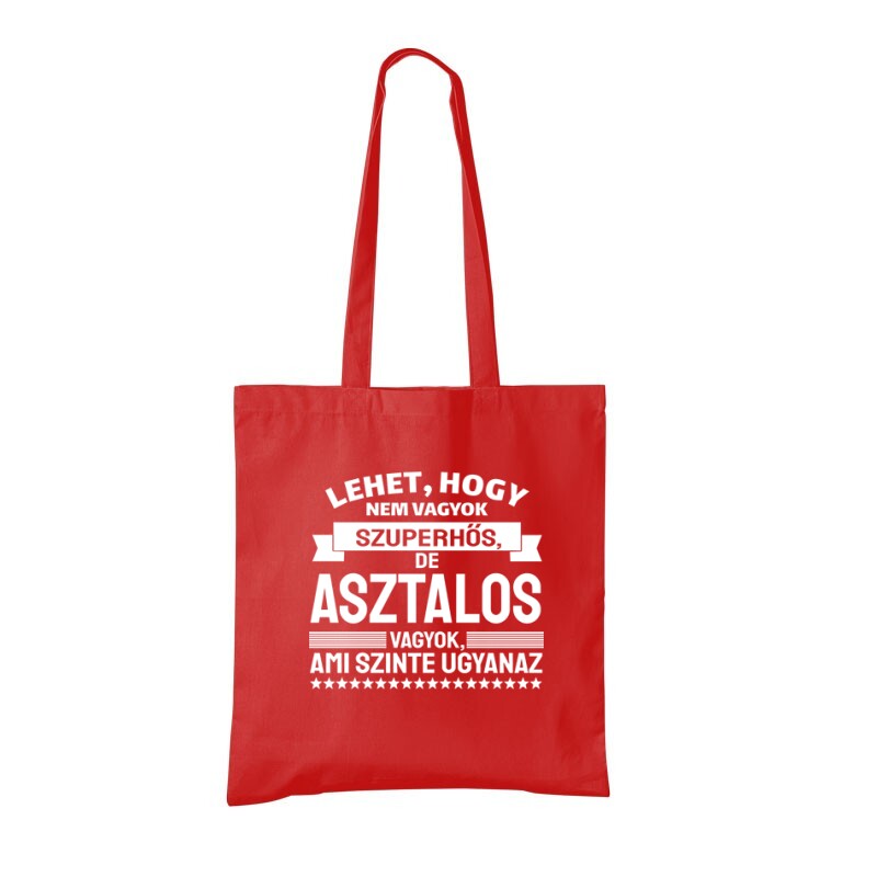 Szuperhős Asztalos Bevásárló táska