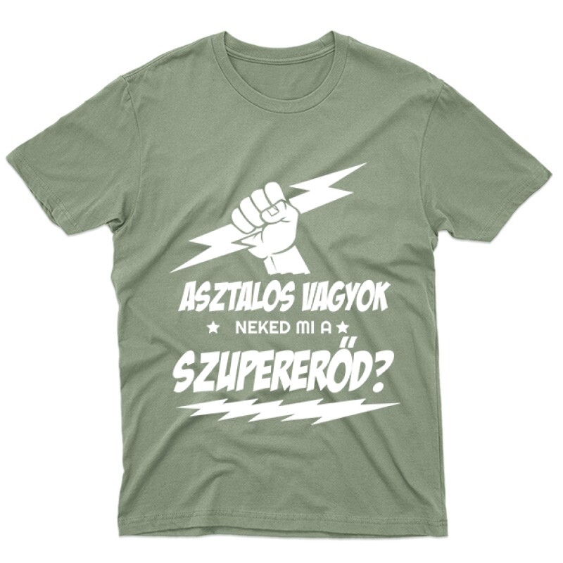 Asztalos Szupererő Férfi póló