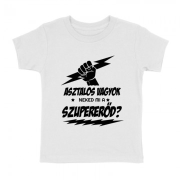 Asztalos Szupererő Gyermek póló