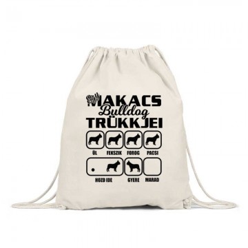 Makacs Bulldog Trükkjei Tornazsák