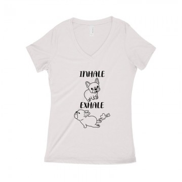 Inhale, Exhale Női póló V kivágott