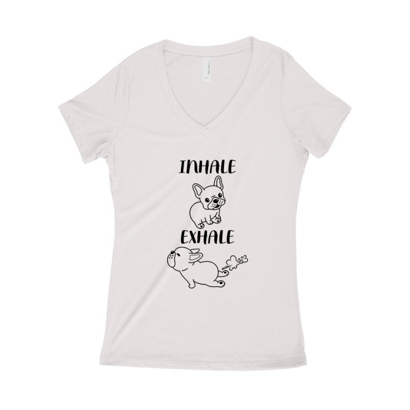 Inhale, Exhale Női póló V kivágott