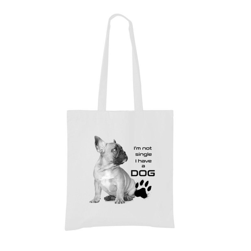 Not Singli Frenchie Bevásárló táska