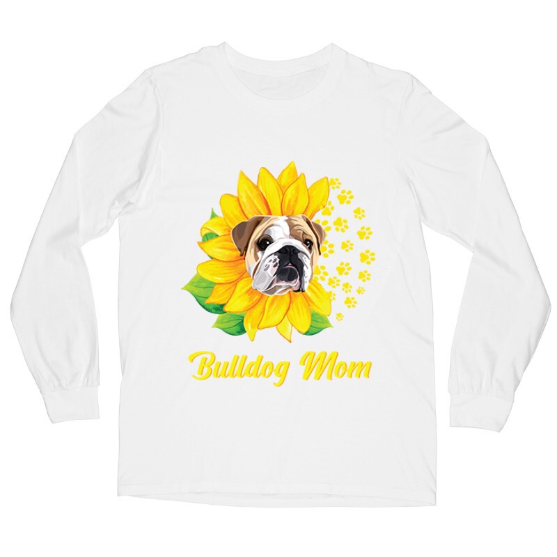 Sunflower Angol Bulldog Hosszú ujjú póló