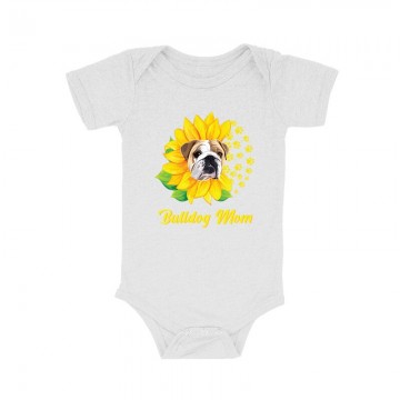 Sunflower Angol Bulldog Bébi body
