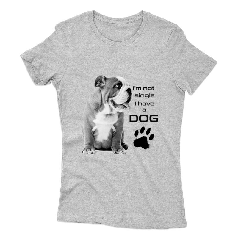 Not Singli Angol Bulldog Női póló