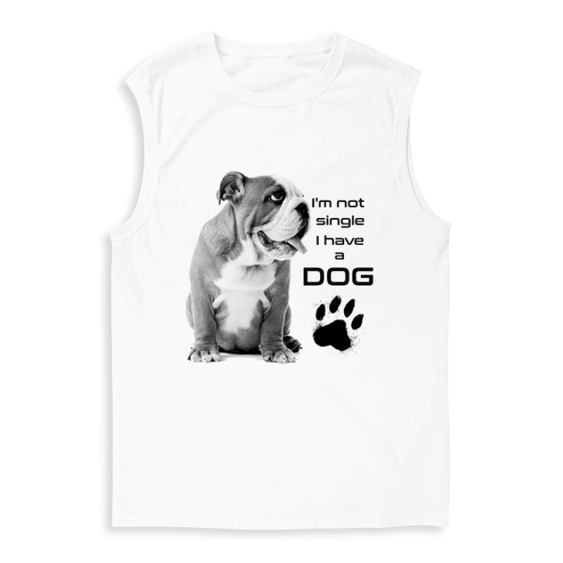Not Singli Angol Bulldog Férfi Trikó
