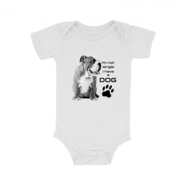 Not Singli Angol Bulldog Bébi body