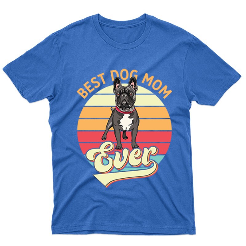 Best Dogmom Retro Férfi póló