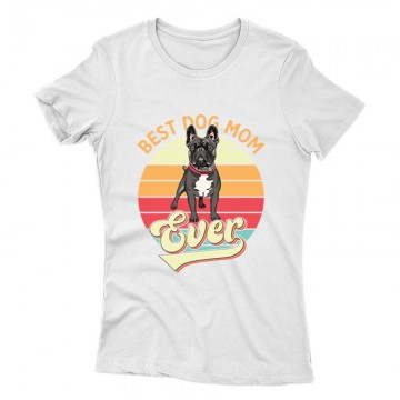 Best Dogmom Retro Női póló