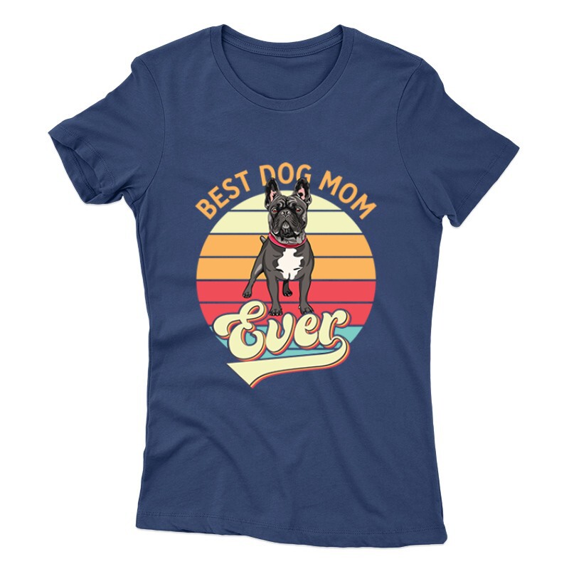 Best Dogmom Retro Női póló