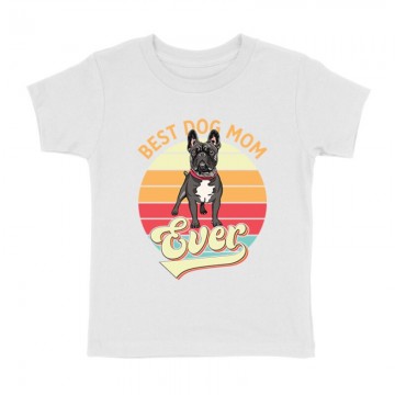 Best Dogmom Retro Gyermek póló