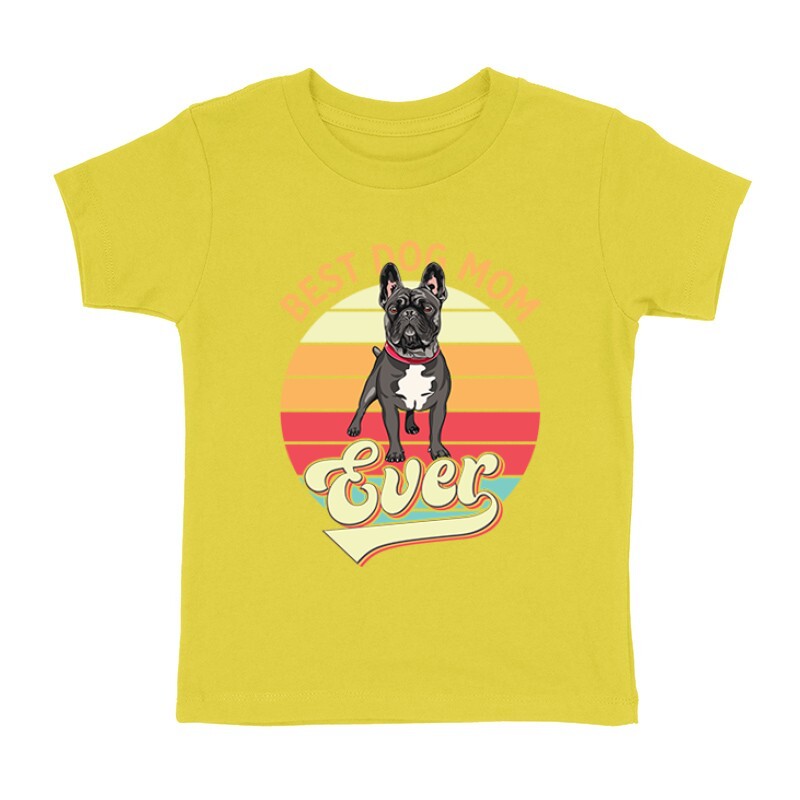 Best Dogmom Retro Gyermek póló
