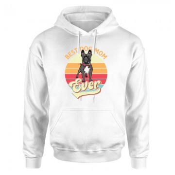 Best Dogmom Retro Unisex pulóver