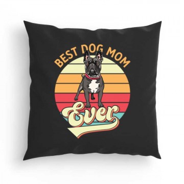 Best Dogmom Retro Párna