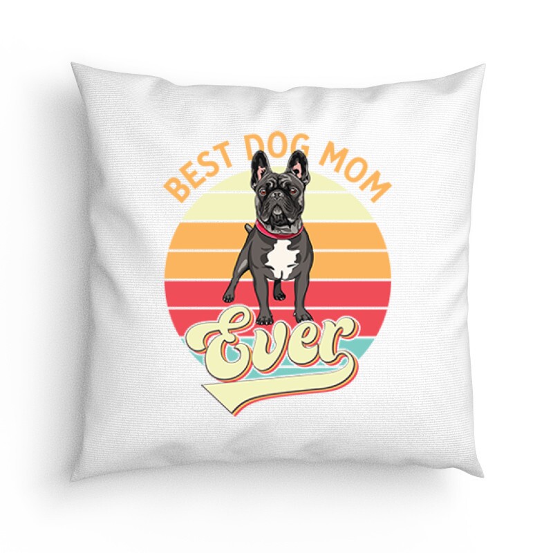 Best Dogmom Retro Párna
