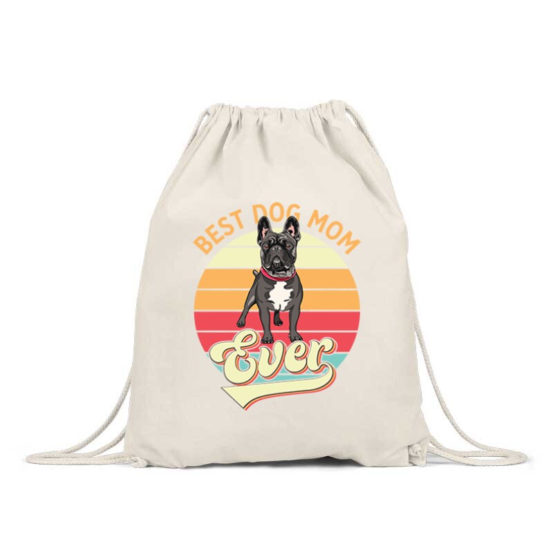 Best Dogmom Retro Tornazsák