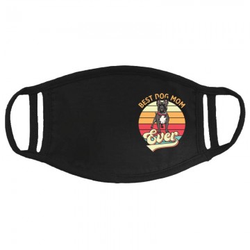 Best Dogmom Retro Arcmaszk