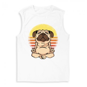 Bulldog Meditáció Férfi Trikó