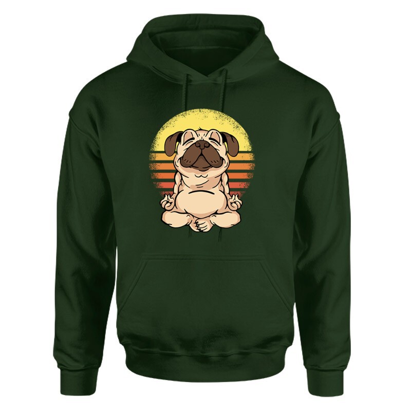 Bulldog Meditáció Unisex pulóver