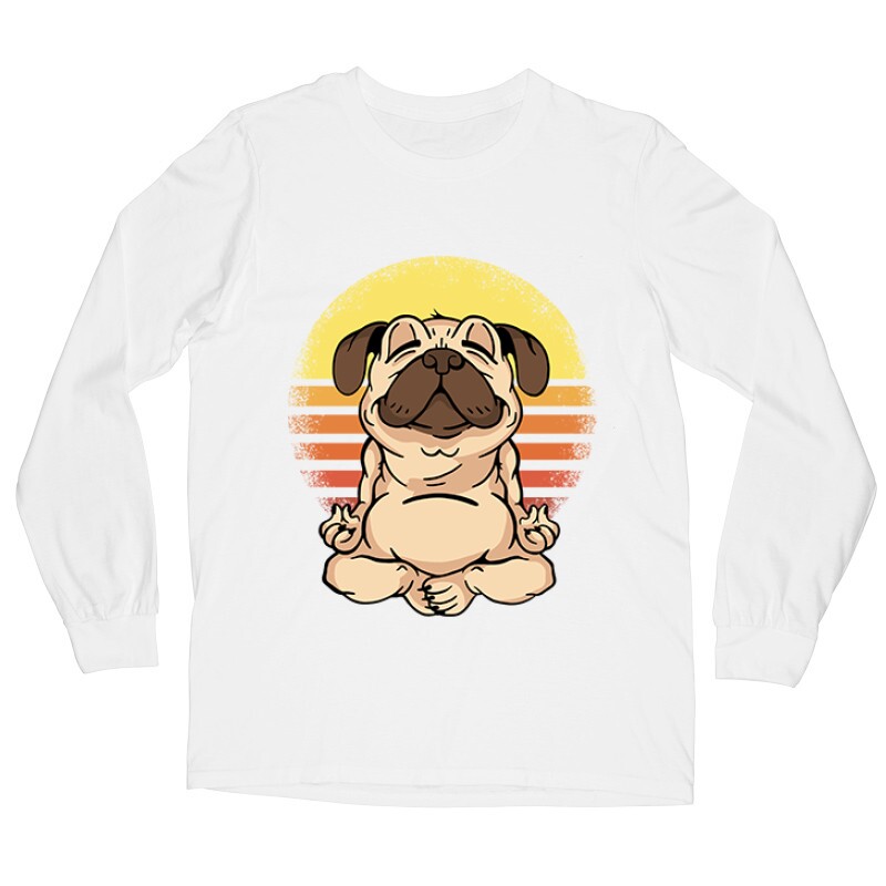 Bulldog Meditáció Hosszú ujjú póló