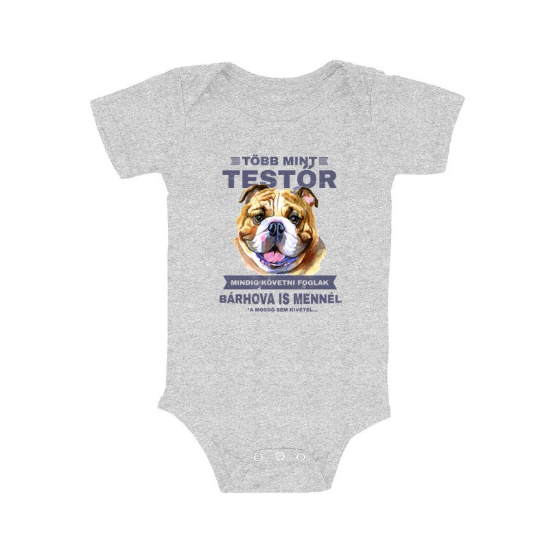 Több mint Testőr Angol Bulldog Bébi body
