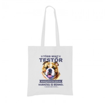 Több mint Testőr Angol Bulldog Bevásárló táska