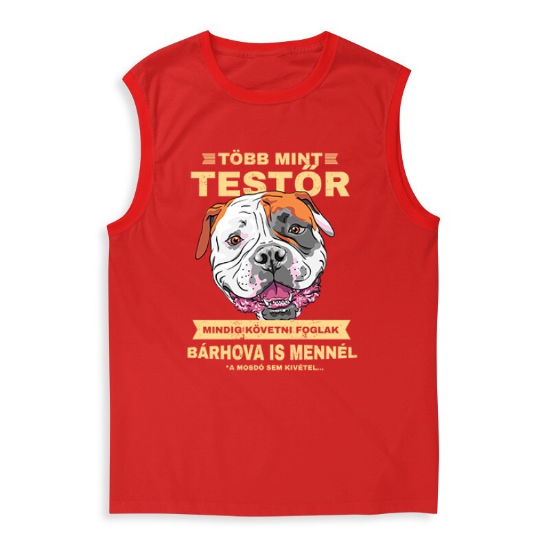 Több mint Testőr Amerikai Bulldog Férfi Trikó