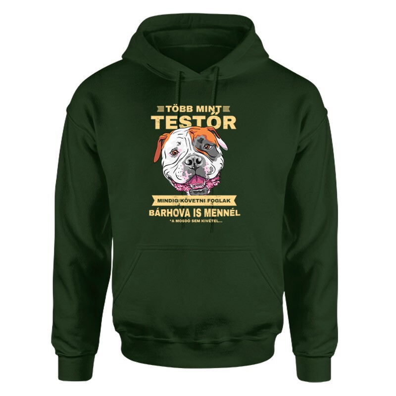 Több mint Testőr Amerikai Bulldog Unisex pulóver