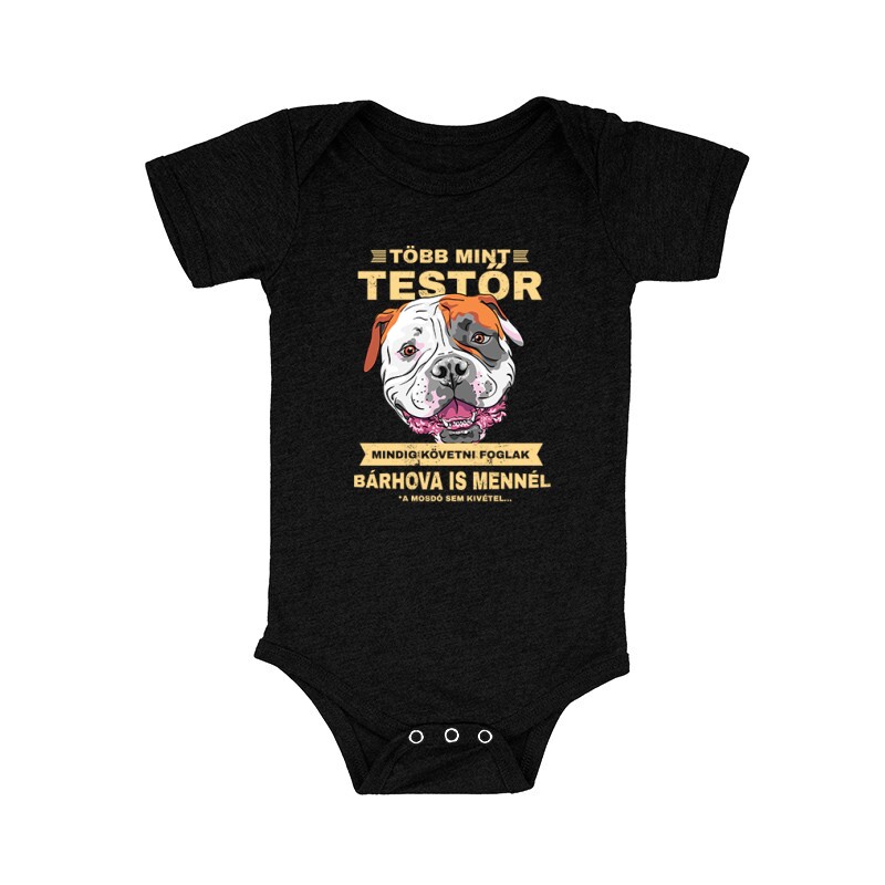Több mint Testőr Amerikai Bulldog Bébi body