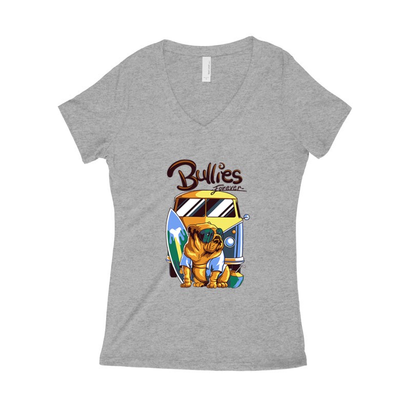 Bullies Forever Női póló V kivágott