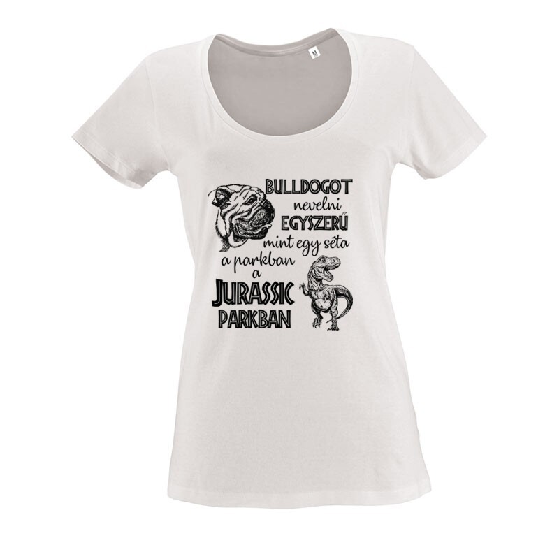Bulldogot nevelni - AB O nyakú női póló