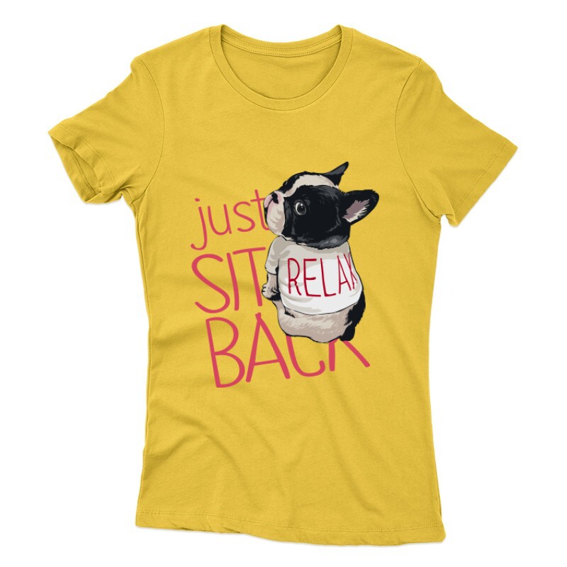 Just Sit Back Női póló