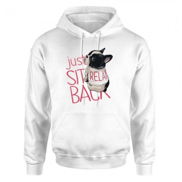 Just Sit Back Unisex pulóver