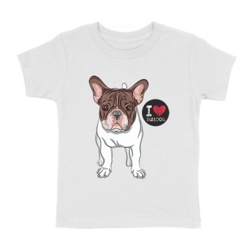 I Love French Bulldog Gyermek póló