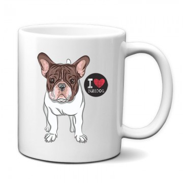 I Love French Bulldog Bögre