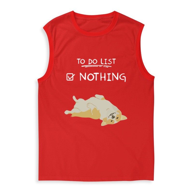 To do List Corgi Férfi Trikó