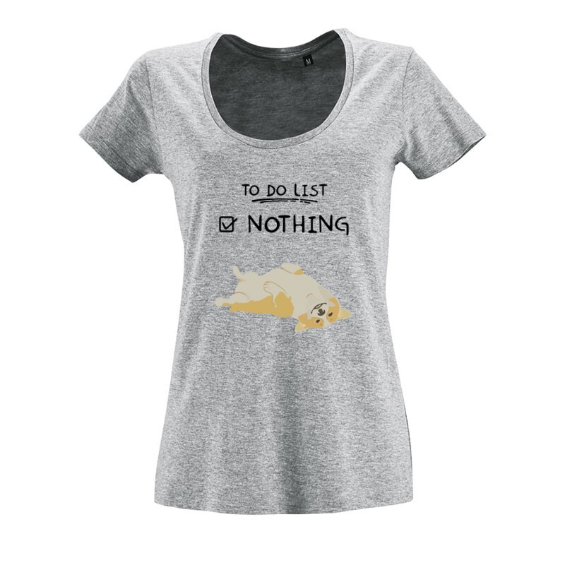To do List Corgi O nyakú női póló