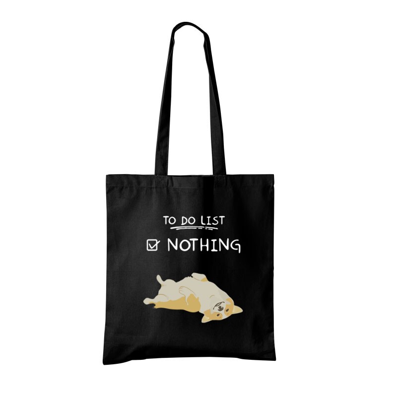 To do List Corgi Bevásárló táska