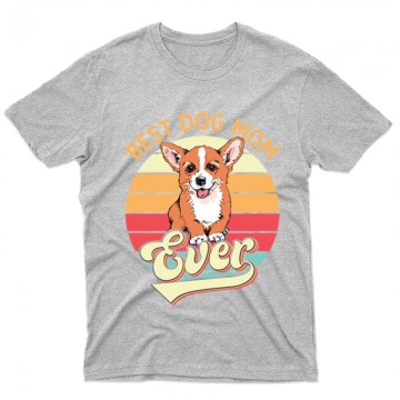Best Dogmom Retro - Corgi Férfi póló