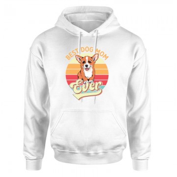 Best Dogmom Retro - Corgi Unisex pulóver