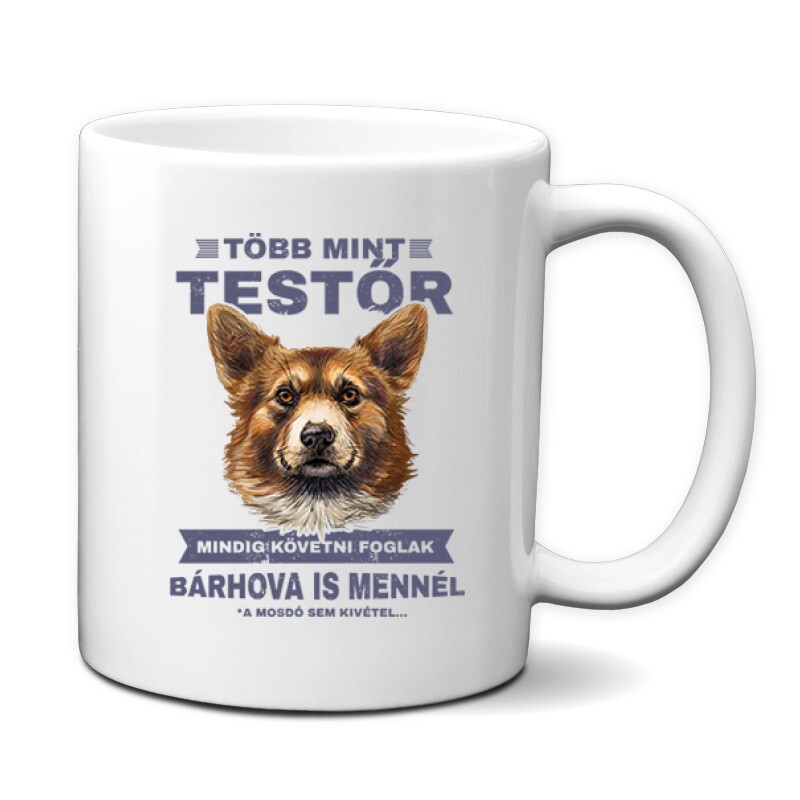 Több mint Testőr Corgi Bögre
