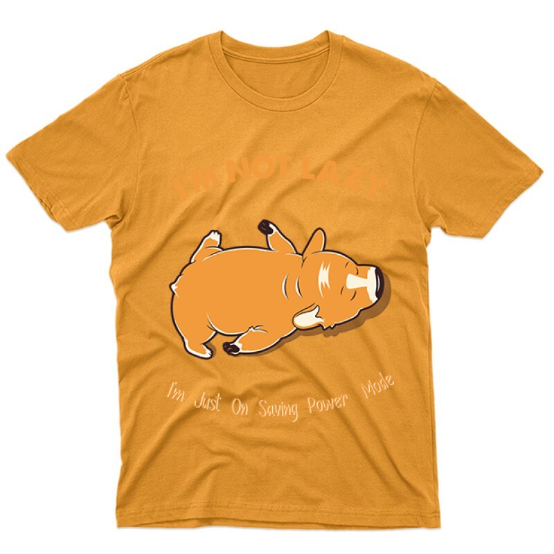 Lazy Corgi Férfi póló